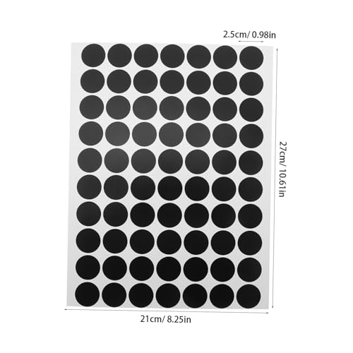 NOLITOY 25 Blatt Schwarze Wasserdichte Runde Aufkleber PVC Selbstklebende Etiketten Für Markierung Codierung Und Versiegelung Zuhause Und Büro Abnutzungsbeständig Vielseitig Einsetzbar NOLITOY 25 Blatt Schwarze Wasserdichte Runde Aufkleber PVC Selbstklebende Etiketten Für Markierung Codierung Und Versiegelung Zuhause Und Büro Abnutzungsbeständig Vielseitig Einsetzbar von NOLITOY