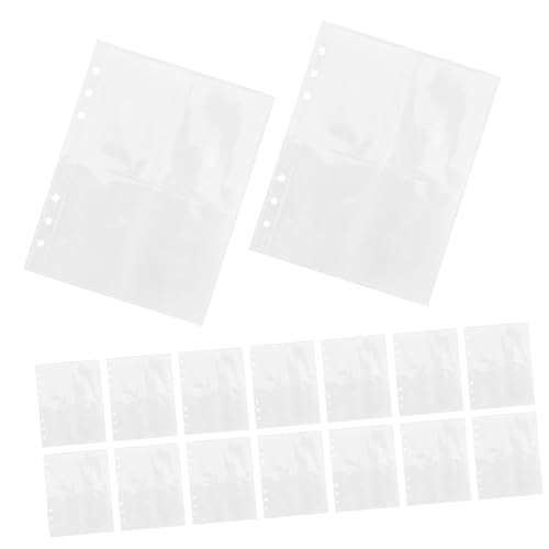 NOLITOY 25 Blatt Teiliges Transparente Binder Taschen aus Robustem PVC mit Vorgestanzten Löchern Lose Budget Umschläge für Budgetbücher Einfache Handhabung und Langlebige Einlagen für NOLITOY 25 Blatt Teiliges Transparente Binder Taschen aus Robustem PVC mit Vorgestanzten Löchern Lose Budget Umschläge für Budgetbücher Einfache Handhabung und Langlebige Einlagen für von NOLITOY
