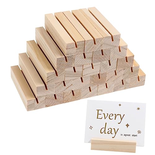 NOLITOY 25 Stück Kartenhalter aus Holz Memo Inhaber tischkartenhalter Fotohalter Kartenhalter für den Tisch Tischbildhalterständer hölzern Beige NOLITOY 25 Stück Kartenhalter aus Holz Memo Inhaber tischkartenhalter Fotohalter Kartenhalter für den Tisch Tischbildhalterständer hölzern Beige von NOLITOY
