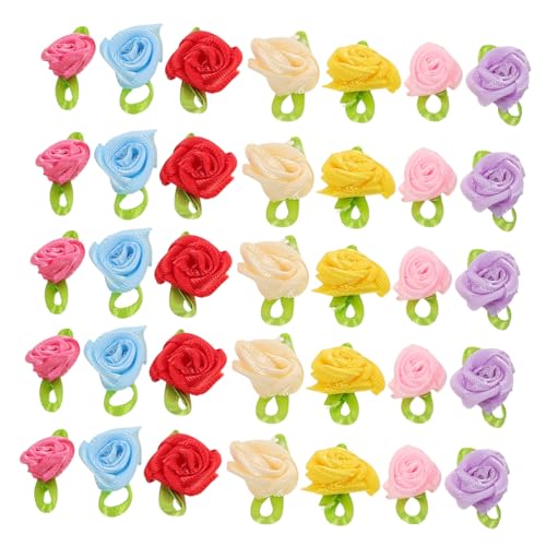 NOLITOY 250 Stück Mini Satin Ribbon Rosenköpfe Kleine Künstliche Stoffrosen für Handarbeit Vielseitige Mini Blumen zum Basteln Nähen und Dekorieren von Hochzeit Festen und Diy Projekten NOLITOY 250 Stück Mini Satin Ribbon Rosenköpfe Kleine Künstliche Stoffrosen für Handarbeit Vielseitige Mini Blumen zum Basteln Nähen und Dekorieren von Hochzeit Festen und Diy Projekten von NOLITOY