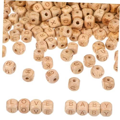 NOLITOY 260 Stk. Holzbuchstabenperlen Naturbuche Quadratisch Alphabet Buchstabenwürfel Für Armbänder Schmuckherstellung DIY Basteln Kreative Projekte NOLITOY 260 Stk. Holzbuchstabenperlen Naturbuche Quadratisch Alphabet Buchstabenwürfel Für Armbänder Schmuckherstellung DIY Basteln Kreative Projekte von NOLITOY