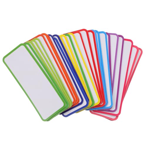 NOLITOY 27 Stück Magnetische Abwischbare Wiederverwendbare Whiteboard Etiketten Teiliges Farbige Dünne Magnetlabels mit Rundem Eckdesign für Kühlschrank Whiteboard Schrank und NOLITOY 27 Stück Magnetische Abwischbare Wiederverwendbare Whiteboard Etiketten Teiliges Farbige Dünne Magnetlabels mit Rundem Eckdesign für Kühlschrank Whiteboard Schrank und von NOLITOY