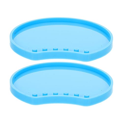 NOLITOY 2Stücke Silikonform für Mausohr Stirnbänder DIY Epoxidharz Formen Runde Ohr Designs für Haarspangen für Bastelprojekte und Personalisierte von NOLITOY