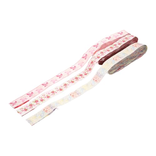 NOLITOY 3 Rollen Geschenkband mit Blumenmuster Stoffband für Geschenkverpackung Hochzeit Partydekoration Basteln Karteneinladung Haarband Vielseitiges DIY Band NOLITOY 3 Rollen Geschenkband mit Blumenmuster Stoffband für Geschenkverpackung Hochzeit Partydekoration Basteln Karteneinladung Haarband Vielseitiges DIY Band von NOLITOY