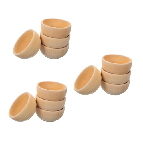 NOLITOY 3 Sätze Teiliges Set Diy Holzschalen Für Kreative Projekte Unvollendete Schalen Holz Für Bastelarbeiten Und Mikrolandschaftsdekoration Für Kreative Bastler 4 Stück * 3 NOLITOY 3 Sätze Teiliges Set Diy Holzschalen Für Kreative Projekte Unvollendete Schalen Holz Für Bastelarbeiten Und Mikrolandschaftsdekoration Für Kreative Bastler 4 Stück * 3 von NOLITOY