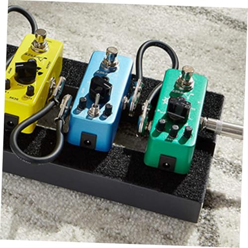 NOLITOY 3 Stück Flache Gitarren Effektpedal Patchkabel Hochwertiges Silberbeschichtetes Kabel Robustes Geräuschreduzierend Kompatibel Gitarre Bass Effektgerät Mixer Verstärker von NOLITOY