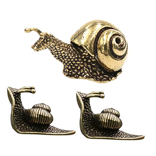 NOLITOY 3 Stück Kupferschnecken Ornament Retro Schnecke Antikes Schneckendekor Dekorativ Für Das Büro Dekoration Für Den Außenbereich Vintage Dekoration Für Zuhause NOLITOY 3 Stück Kupferschnecken Ornament Retro Schnecke Antikes Schneckendekor Dekorativ Für Das Büro Dekoration Für Den Außenbereich Vintage Dekoration Für Zuhause von NOLITOY