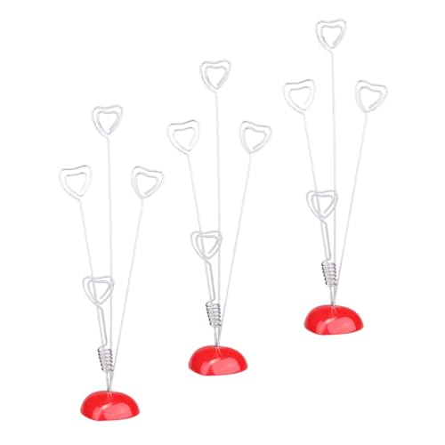 NOLITOY 3 Stück Memo Clamp Herz Design Resin Notizhalter Fotoclips für Tisch Dekorationsständer Multifunktional für Fotos Notizen Tischkarten und Botschaften NOLITOY 3 Stück Memo Clamp Herz Design Resin Notizhalter Fotoclips für Tisch Dekorationsständer Multifunktional für Fotos Notizen Tischkarten und Botschaften von NOLITOY