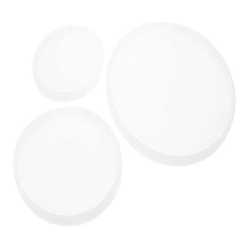 NOLITOY 3 Stück Silikonformen für Diy Tischdekoration Epoxidharz Gießformen Hochflexibel und Transparent für Bastelprojekte Einfache Wiederverwendbar von NOLITOY