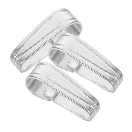 NOLITOY 3 Stück Teiliges Silber Schmuckverschluss Eleganter Kettenverschluss Clip für DIY Schmuckherstellung Einfach zu Befestigen Vielseitig für Halsketten Armbänder Anhänger Langlebiges NOLITOY 3 Stück Teiliges Silber Schmuckverschluss Eleganter Kettenverschluss Clip für DIY Schmuckherstellung Einfach zu Befestigen Vielseitig für Halsketten Armbänder Anhänger Langlebiges von NOLITOY