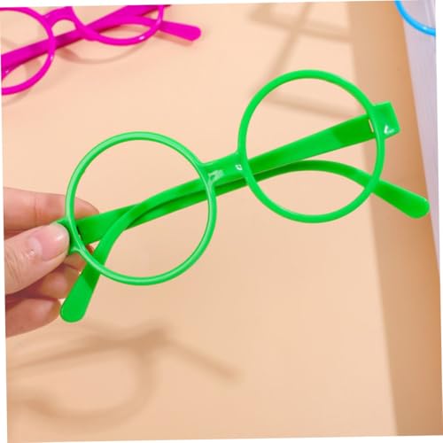 NOLITOY 30 Stück Brillenrahmen Runde Lustige Partybrillen Bunte Accessoires für Geburtstagsfeier Karneval Fasching und Kostümspiele von NOLITOY
