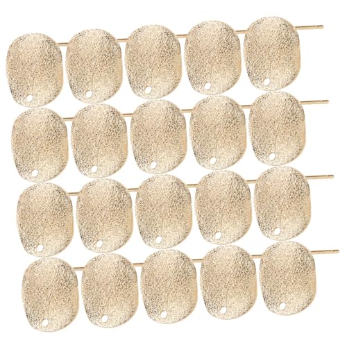 NOLITOY 30 Stück Teiliges Blanko Ohrring stecker für DIY Schmuckherstellung Runde Mattierte Ohrstecker mit Vielseitige Ohrring rohlinge für Damen und Geeignet zum Basteln und Ersetzen von NOLITOY