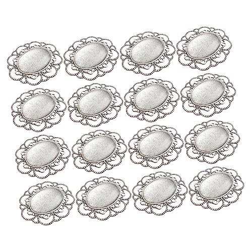 NOLITOY 30 Stück Teiliges DIY Broschen Basisset mit Retro Stil Leeren Fächer und Glasdome für Kreative Schmuckgestaltung für an Frauen NOLITOY 30 Stück Teiliges DIY Broschen Basisset mit Retro Stil Leeren Fächer und Glasdome für Kreative Schmuckgestaltung für an Frauen von NOLITOY