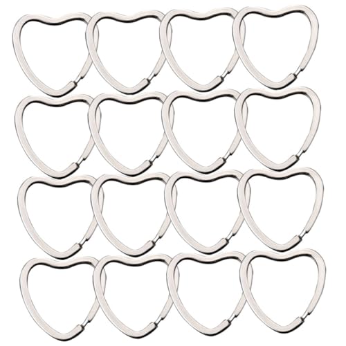 NOLITOY 30 Stück Teiliges Herz schlüsselringe aus Metall Verschleißfest Spaltbar für Sicheren Halt zum Basteln Organisieren von Schlüsseln und DIY schmuck Vielseitig Einsetzbar für NOLITOY 30 Stück Teiliges Herz schlüsselringe aus Metall Verschleißfest Spaltbar für Sicheren Halt zum Basteln Organisieren von Schlüsseln und DIY schmuck Vielseitig Einsetzbar für von NOLITOY