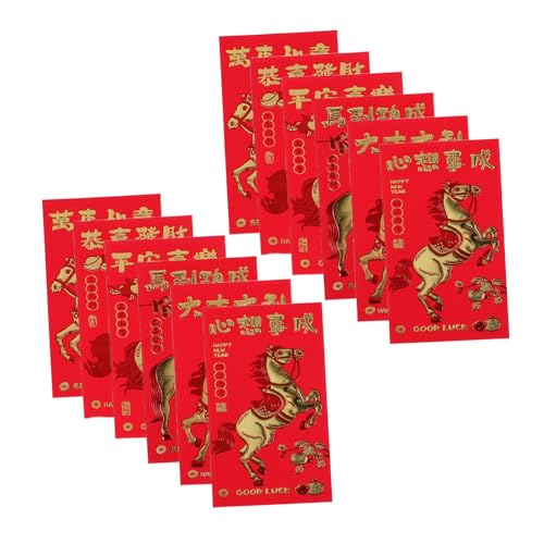 NOLITOY 30 Stück Teiliges Jahr Des Pferdes Rote Umschläge Li Xi Envelope Traditionelle Chinesische Geldumschläge Mit Prägung Für Neujahr Hochzeit Geburtstag Spring Festival NOLITOY 30 Stück Teiliges Jahr Des Pferdes Rote Umschläge Li Xi Envelope Traditionelle Chinesische Geldumschläge Mit Prägung Für Neujahr Hochzeit Geburtstag Spring Festival von NOLITOY