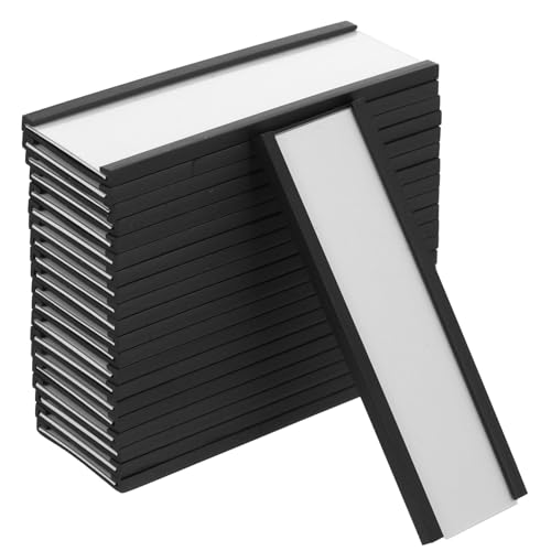 NOLITOY 30 Stück Teiliges Magnetischer Etikettenhalter für Regale Praktischer und Robuster Namensschild Halter für Regalbeschriftung für Büro und Einzelhandel NOLITOY 30 Stück Teiliges Magnetischer Etikettenhalter für Regale Praktischer und Robuster Namensschild Halter für Regalbeschriftung für Büro und Einzelhandel von NOLITOY
