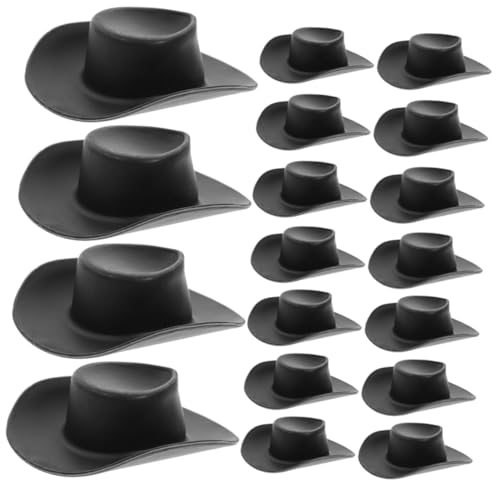NOLITOY 30 Stück Teiliges Miniatur Cowboyhüte aus Hochwertigem Material Langlebig und Formstabil Leichte DIY Puppenhüte für Bastelprojekte Zierliche Mini Hüte zur Puppen und NOLITOY 30 Stück Teiliges Miniatur Cowboyhüte aus Hochwertigem Material Langlebig und Formstabil Leichte DIY Puppenhüte für Bastelprojekte Zierliche Mini Hüte zur Puppen und von NOLITOY