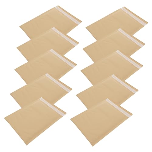 NOLITOY 30 Stück Teiliges Paket Kraftpapier Luftpolster Versandtaschen Selbstklebend Gepolstert Sichere Versandtaschen für Pakete Verpackung Langlebig und Leicht NOLITOY 30 Stück Teiliges Paket Kraftpapier Luftpolster Versandtaschen Selbstklebend Gepolstert Sichere Versandtaschen für Pakete Verpackung Langlebig und Leicht von NOLITOY