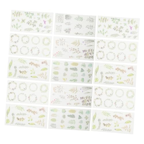 NOLITOY 30 Stück Teiliges Washi Scrapbook Sticker Vielseitige DIY Dekoration für Journaling Album und Kartenherstellung Kreative Vintage Muster Hochwertige Selbstklebende Aufkleber für NOLITOY 30 Stück Teiliges Washi Scrapbook Sticker Vielseitige DIY Dekoration für Journaling Album und Kartenherstellung Kreative Vintage Muster Hochwertige Selbstklebende Aufkleber für von NOLITOY