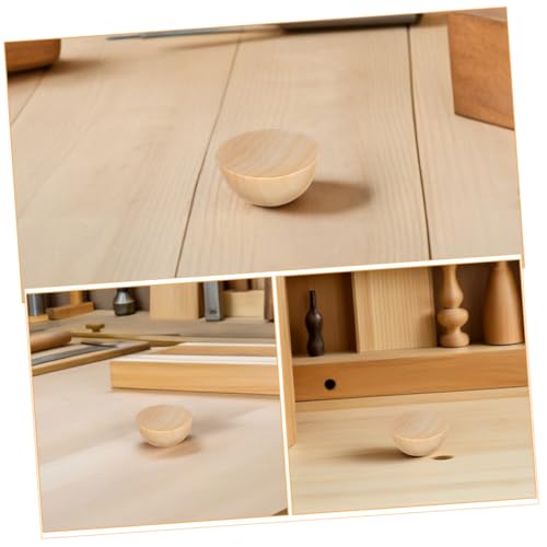NOLITOY 300 Stück Halbrunde Holzperlen Natürliche Holzsplitter Kugeln für DIY Bastelprojekte Erwachsene Dekoration Vielseitige Handliche Holzornamente NOLITOY 300 Stück Halbrunde Holzperlen Natürliche Holzsplitter Kugeln für DIY Bastelprojekte Erwachsene Dekoration Vielseitige Handliche Holzornamente von NOLITOY
