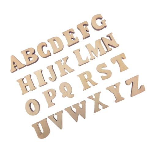 NOLITOY 300 Stück Holzbuchstaben Unbearbeitet Alphabet Bastelbuchstaben Aus Robustem Holz Für DIY Wanddekoration Handwerksspielzeug NOLITOY 300 Stück Holzbuchstaben Unbearbeitet Alphabet Bastelbuchstaben Aus Robustem Holz Für DIY Wanddekoration Handwerksspielzeug von NOLITOY