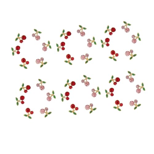 NOLITOY 36 Stück Teiliges Kirsch Nail Art Charms Glänzende Nageldekorationen aus Langlebiger Legierung Geeignet für Natürliche und Künstliche Nägel DIY Maniküre Zubehör für Nagelliebhaber NOLITOY 36 Stück Teiliges Kirsch Nail Art Charms Glänzende Nageldekorationen aus Langlebiger Legierung Geeignet für Natürliche und Künstliche Nägel DIY Maniküre Zubehör für Nagelliebhaber von NOLITOY