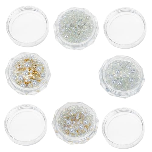 NOLITOY 4 Boxen Gemischte Perlen Nail Art Dekorationen Ballettschuh Design Glänzende Stahlperlen und Perlen in Verschiedenen Geeignet für Natürliche und Künstliche Nägel DIY Nagelkunst NOLITOY 4 Boxen Gemischte Perlen Nail Art Dekorationen Ballettschuh Design Glänzende Stahlperlen und Perlen in Verschiedenen Geeignet für Natürliche und Künstliche Nägel DIY Nagelkunst von NOLITOY