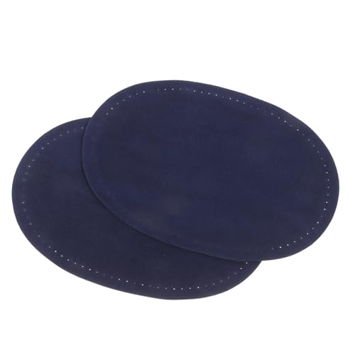 NOLITOY 4 Paare Ovale Atmungsaktive Ellbogen und Knieschutz Patches zum Aufnähen Dekorative Flicken für Pullover Jacken Hosen DIY Reparatur und Verstärkung von Kleidung von NOLITOY