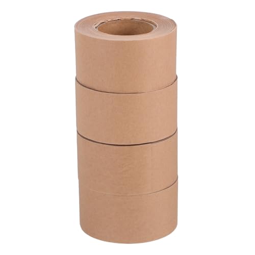 NOLITOY 4 Rollen Umzugs- Und Verpackungsband Hochleistungs-wasseraktiviertes Klebeband Beschreibbares Kraftpapier-packband Für Versand Umzugskartons NOLITOY 4 Rollen Umzugs- Und Verpackungsband Hochleistungs-wasseraktiviertes Klebeband Beschreibbares Kraftpapier-packband Für Versand Umzugskartons von NOLITOY