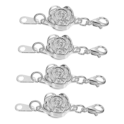 NOLITOY 4 STÜCKE Armbandverlängerung mit Einzigartigem Design Schmuckverschluss für DIY und Armbänder Installieren Verwenden für Ihre Schmuckkreationen von NOLITOY