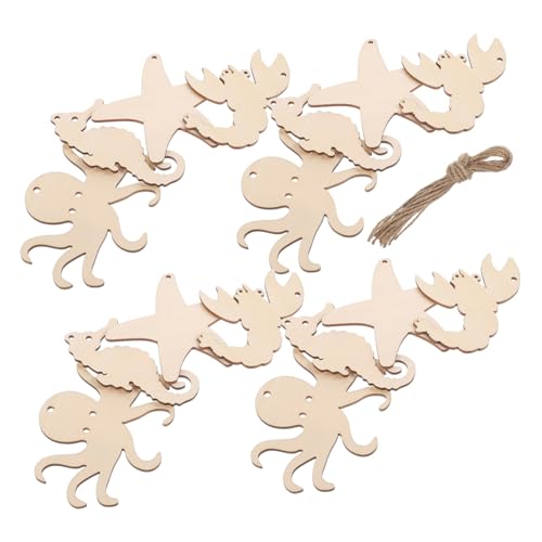 NOLITOY 4 Sätze DIY Holzscheiben Meerestiere zum Basteln Glatte Oberfläche Sichere Unvollendete Holzstücke Hummer Seestern Naturmaterialien für Kreative Handwerksprojekte NOLITOY 4 Sätze DIY Holzscheiben Meerestiere zum Basteln Glatte Oberfläche Sichere Unvollendete Holzstücke Hummer Seestern Naturmaterialien für Kreative Handwerksprojekte von NOLITOY