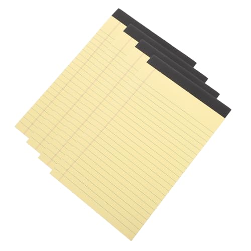 NOLITOY 4 Stück Kompaktes Kleine Notizblöcke mit Liniertem Papier Abreißbare Schreibblöcke für Büro und Schule Vielseitige Memo pads für Notizen Listen und Termine Tragbares Design von NOLITOY