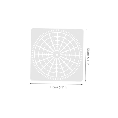 NOLITOY 4 Stück Mandala Schablonen Teiliges Mittelgroße DIY Wandmalerei Schablonen Wiederverwendbare Mandala Dot Vorlagen Vielseitige Wandschablone für Möbel und Kreative Malerei Zubehör von NOLITOY