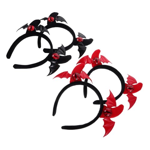 NOLITOY 4 Stück Teiliges Halloween Teufelshorn Haarreif Leichter Dämonen haarreif für Damen und Mädchen Komfortables Cosplay Partyzubehör Vielseitig Kombinierbar für Kostüm und NOLITOY 4 Stück Teiliges Halloween Teufelshorn Haarreif Leichter Dämonen haarreif für Damen und Mädchen Komfortables Cosplay Partyzubehör Vielseitig Kombinierbar für Kostüm und von NOLITOY