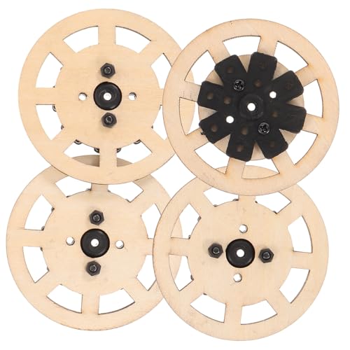 NOLITOY 4 Stück Teiliges Holzräder für Spielzeugautos Langlebige DIY Rc Car Wheels Ersatzteile Schmale Reifen für Ferngesteuerte Modelle Leicht und Einfach zu Montieren NOLITOY 4 Stück Teiliges Holzräder für Spielzeugautos Langlebige DIY Rc Car Wheels Ersatzteile Schmale Reifen für Ferngesteuerte Modelle Leicht und Einfach zu Montieren von NOLITOY