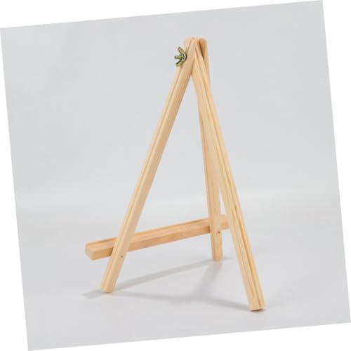 NOLITOY 4 Stück Teiliges Mini holzstaffelei Verstellbarer Dreibein malständer aus Holz Klappbare Tischstaffelei für Vielseitiger Holz skizzenhalter und Displayständer für Kunst und von NOLITOY