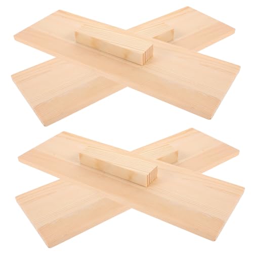 NOLITOY 4 Stück Teiliges Rechteckiger Holzseifenformen-deckel Staubdichtes Ersatz-mold-top für DIY Seifenherstellung Passgenauer Seifenlaib-schutz während Aushärtung Geeignet von NOLITOY