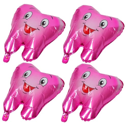 NOLITOY 4 Stück Teiliges Shower Zahnballon aus Aluminiumfolie Aufblasbare Niedliche Babyparty Dekoration in Zartem Langlebig und Einfach zu Verwenden für Geburtstagsfeiern und NOLITOY 4 Stück Teiliges Shower Zahnballon aus Aluminiumfolie Aufblasbare Niedliche Babyparty Dekoration in Zartem Langlebig und Einfach zu Verwenden für Geburtstagsfeiern und von NOLITOY