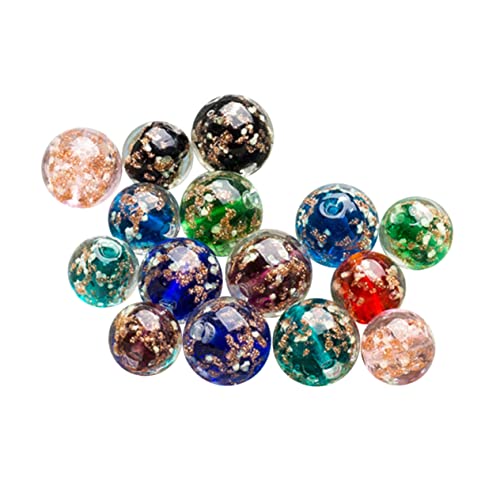 NOLITOY 40 Stück Leuchtende Glasperlen für Diy Schmuckherstellung Spacer Beads Auffädeln von Armbändern und Schlüsselanhängern Bastelmaterial für Projekte NOLITOY 40 Stück Leuchtende Glasperlen für Diy Schmuckherstellung Spacer Beads Auffädeln von Armbändern und Schlüsselanhängern Bastelmaterial für Projekte von NOLITOY