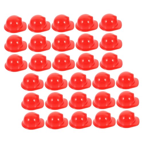NOLITOY 40 Stück Mini-Bauhut Partyhüte für Minihüte zum Basteln winzig sortiert Miniaturen UV safety cap Hutschachtel schirmmützen kreativer Minihelm Miniaturpuppenhut Plastik rot NOLITOY 40 Stück Mini-Bauhut Partyhüte für Minihüte zum Basteln winzig sortiert Miniaturen UV safety cap Hutschachtel schirmmützen kreativer Minihelm Miniaturpuppenhut Plastik rot von NOLITOY
