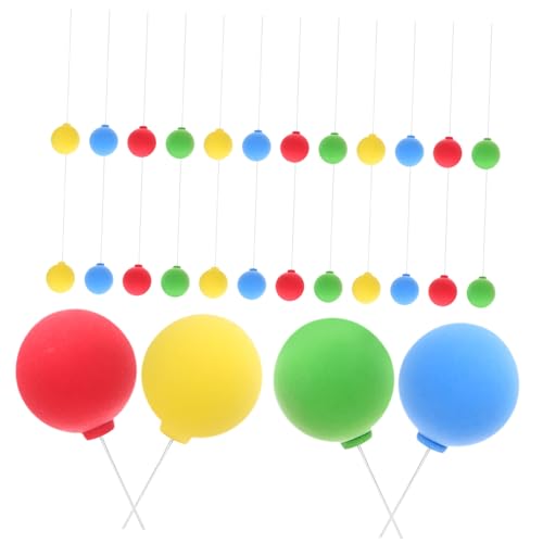 NOLITOY 40 Stück Mini Luftballon Cake Topper aus Bunte Kugel Tortendeko für Geburtstag Hochzeit Babyparty Stabile Cupcake Picks Vielseitig Einsetzbar für Kuchen und Desserts NOLITOY 40 Stück Mini Luftballon Cake Topper aus Bunte Kugel Tortendeko für Geburtstag Hochzeit Babyparty Stabile Cupcake Picks Vielseitig Einsetzbar für Kuchen und Desserts von NOLITOY