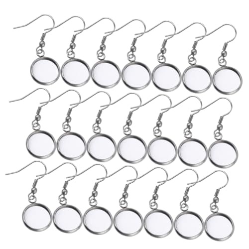 NOLITOY 40 Stück Teiliges DIY Ohrring aus Runde Basisplatten für Ohrhänger Schmuckherstellung Langlebige Leichte Eardrops für Party und Alltag Silberfarbene Ohrring Rohlinge zum NOLITOY 40 Stück Teiliges DIY Ohrring aus Runde Basisplatten für Ohrhänger Schmuckherstellung Langlebige Leichte Eardrops für Party und Alltag Silberfarbene Ohrring Rohlinge zum von NOLITOY