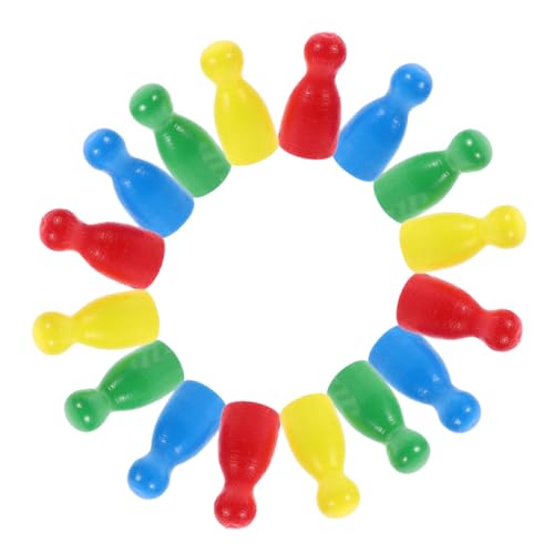 NOLITOY 40 Stück Teiliges Holz spielfiguren Brettspiele Stabile Glatte Holzfiguren in Farben Rot Gelb Blau Grün Leicht Tragbar als Spielzubehör und Denkförderung NOLITOY 40 Stück Teiliges Holz spielfiguren Brettspiele Stabile Glatte Holzfiguren in Farben Rot Gelb Blau Grün Leicht Tragbar als Spielzubehör und Denkförderung von NOLITOY