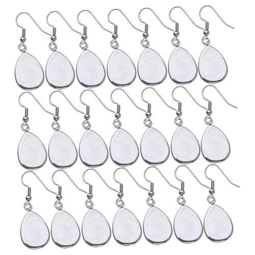 NOLITOY 40 Stück Teiliges Ohrhaken Regen Tropfenform DIY Schmuck Dangler Rohlinge für Zeitglas Schmuckherstellung Leicht Langlebig und Vielseitig für Party und Alltag von NOLITOY