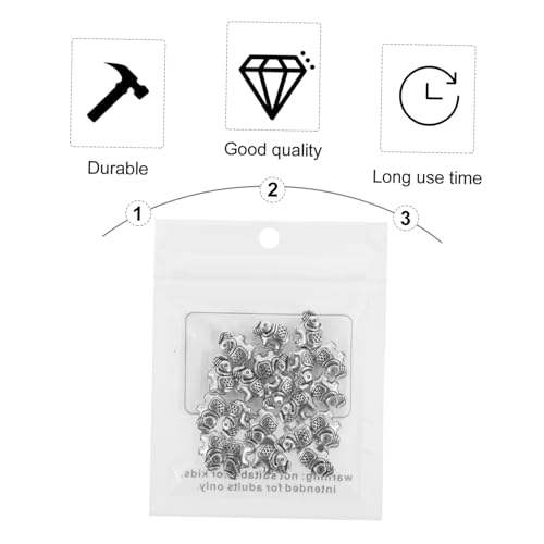 NOLITOY 40 Stück Teiliges Vintage Elefantenperlen aus Langlebiger Legierung für DIY Schmuckherstellung Kreative Elefantenanhänger mit Glatter Oberfläche für Armbänder und Halsketten NOLITOY 40 Stück Teiliges Vintage Elefantenperlen aus Langlebiger Legierung für DIY Schmuckherstellung Kreative Elefantenanhänger mit Glatter Oberfläche für Armbänder und Halsketten von NOLITOY