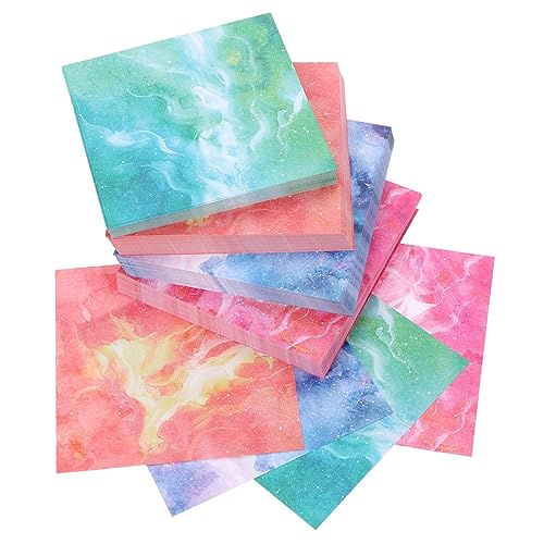 NOLITOY 400 Blatt Origami Papier Buntes Faltpapier für Kreative Bastelprojekte für Kindergarten Schule Perfektes Material für Diy Kunstwerke Wasserfarben Sternmuster NOLITOY 400 Blatt Origami Papier Buntes Faltpapier für Kreative Bastelprojekte für Kindergarten Schule Perfektes Material für Diy Kunstwerke Wasserfarben Sternmuster von NOLITOY