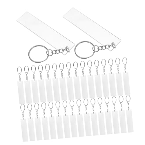 NOLITOY 48 Stück Schlüsselanhänger Aus Acryl Schlüsselbund Diy Sublimation Keychain Blanks Rechteckige Schlüsselbund Leere Schlüsselketten Hotel-schlüsselanhänger Leer Gravierbare Rohlinge NOLITOY 48 Stück Schlüsselanhänger Aus Acryl Schlüsselbund Diy Sublimation Keychain Blanks Rechteckige Schlüsselbund Leere Schlüsselketten Hotel-schlüsselanhänger Leer Gravierbare Rohlinge von NOLITOY