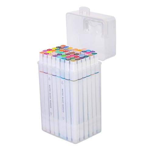 NOLITOY 48 Stück Teiliges Dual Tip Brush Pens Vielseitige Künstler Marker mit Feiner und Breiter Spitze Praktische Filzstifte zum Zeichnen Ausmalen und Kreativen Gestalten für Schule und NOLITOY 48 Stück Teiliges Dual Tip Brush Pens Vielseitige Künstler Marker mit Feiner und Breiter Spitze Praktische Filzstifte zum Zeichnen Ausmalen und Kreativen Gestalten für Schule und von NOLITOY