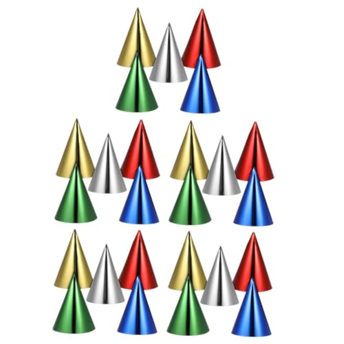 NOLITOY 5 Sätze Geburtstagsparty-hut Leitkegel Hut Partyhüte Für Kork-anhänger Mini Party Hüte Geburtstagshut Eiscreme-partyhüte Konisch Partykegelhüte Kappen Papier 15 Stück * 5 NOLITOY 5 Sätze Geburtstagsparty-hut Leitkegel Hut Partyhüte Für Kork-anhänger Mini Party Hüte Geburtstagshut Eiscreme-partyhüte Konisch Partykegelhüte Kappen Papier 15 Stück * 5 von NOLITOY