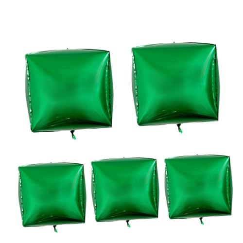NOLITOY 5 Stück Ballon aus Aluminiumfolie Luftballons für Geburtstagsfeier quadratischer Folienballon zahlen luftballon Ballon Geburtstagsdekoration Quadratische weiße Folienballons Grün NOLITOY 5 Stück Ballon aus Aluminiumfolie Luftballons für Geburtstagsfeier quadratischer Folienballon zahlen luftballon Ballon Geburtstagsdekoration Quadratische weiße Folienballons Grün von NOLITOY